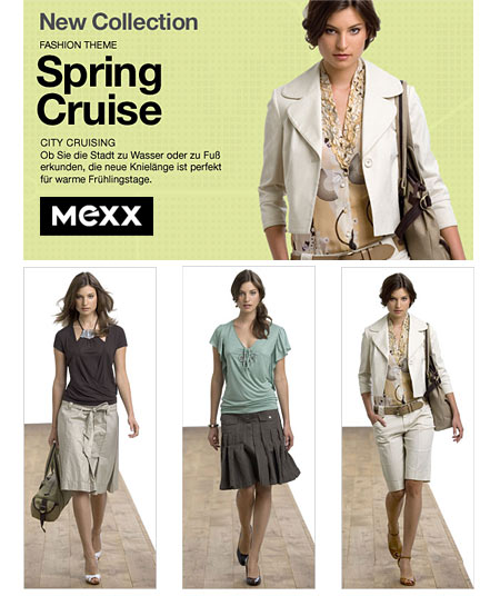 Mexx Mode Kollektion Frühling 2007