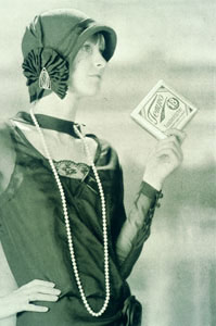 Tempo Taschentuch Werbung aus dem Jahr 1929